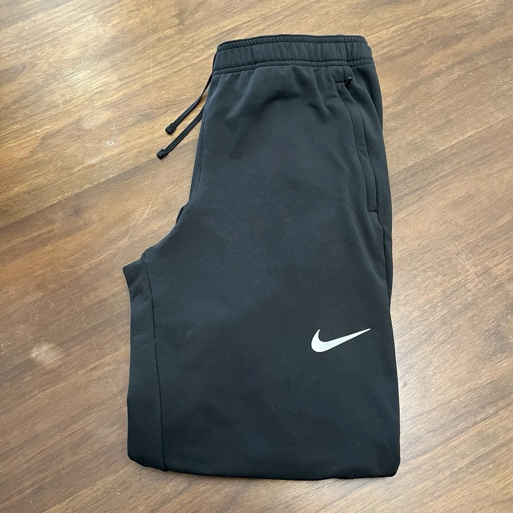 Nike Pants Mens S Black Thermal Jogger Water Repellent Running Tapered CZ4244